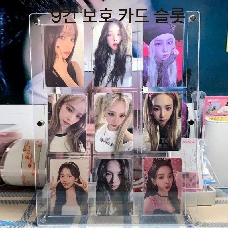 포카액자 포토카드액자 아크릴 스탠드 포카거치대 진열 8칸 60x90MM - 상세 이미지 3