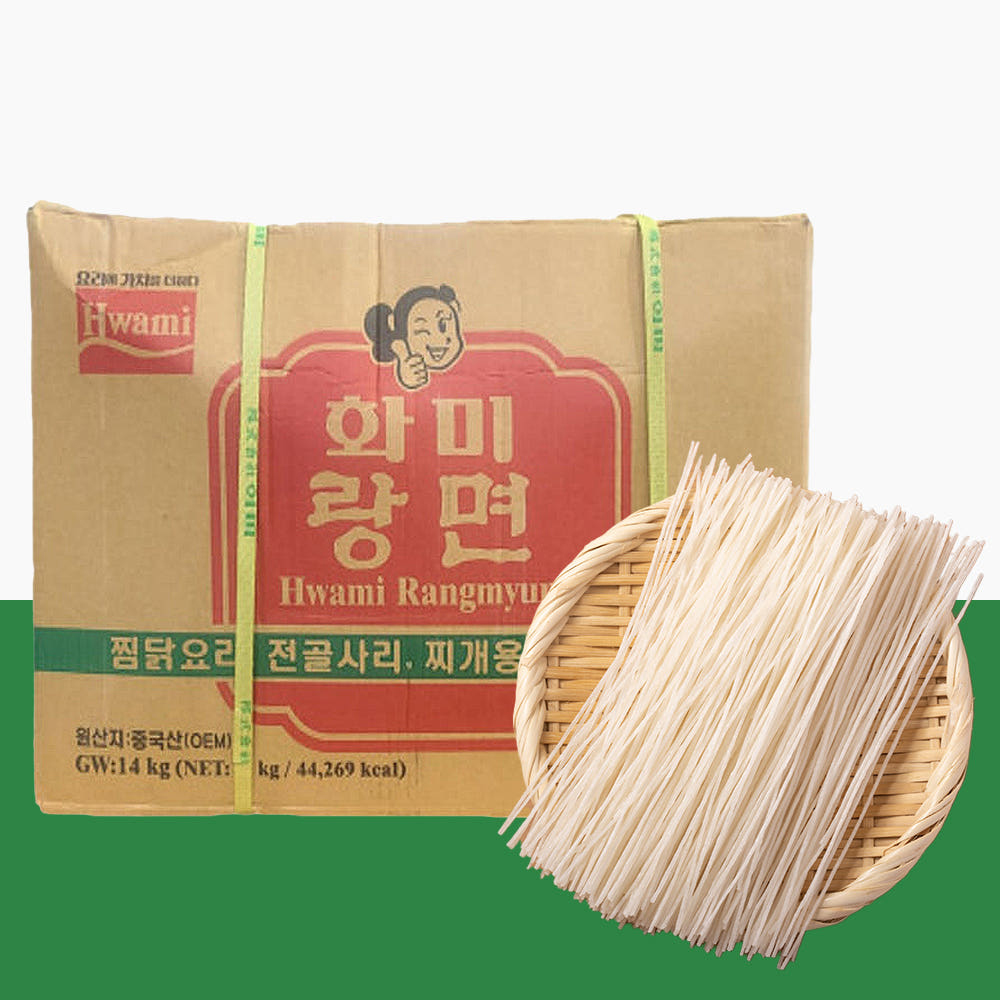 화미랑면 납작당면 14kg