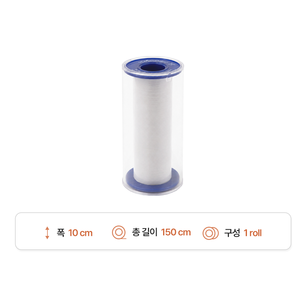 투명 이노테이프 리사 10cmx150cm 1개입 의료용 실리콘 테이프 저자극 방수 반창고 - 상세 이미지 2