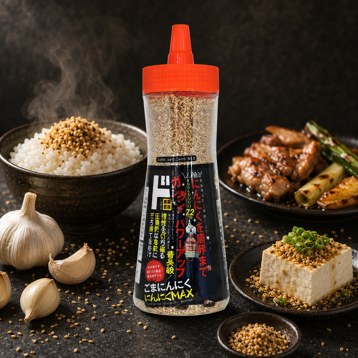 일본 돈키호테 오리지널 마늘참깨 MAX 고마닌니쿠 마늘증량 180g - 상품 이미지