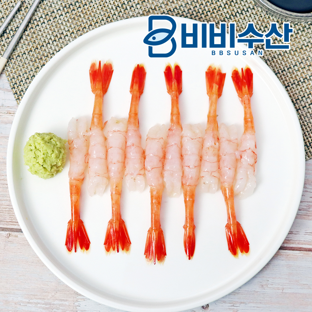 단새우회 20미 횟감용 아마애비 북쪽분홍새우 초밥용 스시 홈마카세 손질 홍새우 달마새우 - 상세 이미지 3