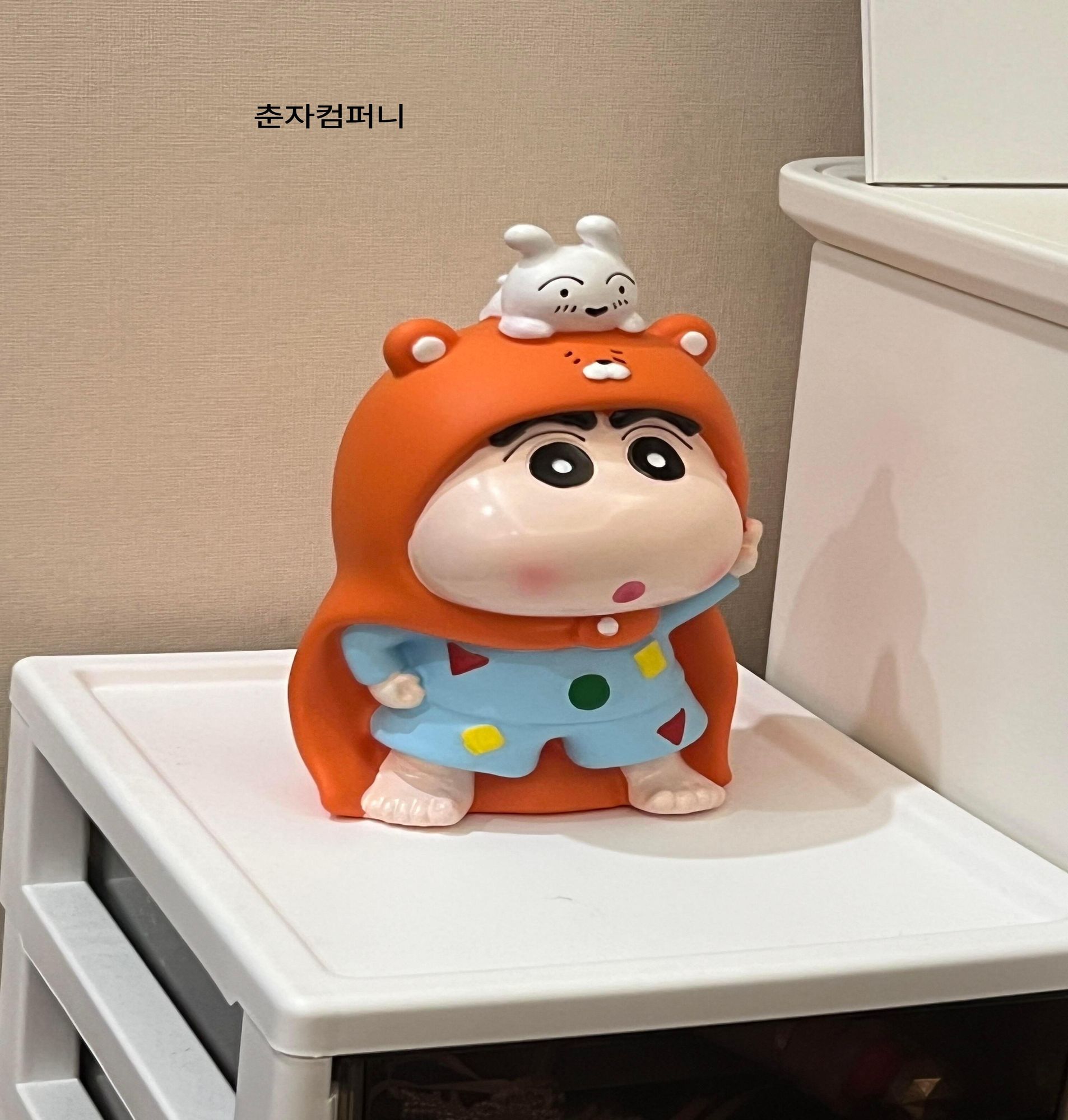 짱구 피규어 캐릭터 인테리어 소품 거실 테이블 장식 저금통 굿즈 크레용 신짱 춘자컴퍼니 목욕 신노스케 12cm - 상품 이미지