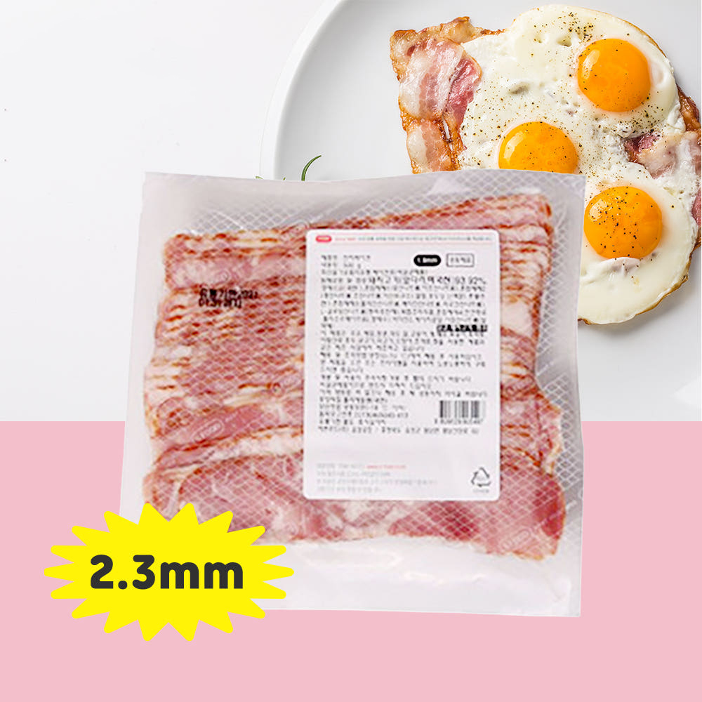 에쓰푸드 전지베이컨 500g 2.3mm - 상품 이미지