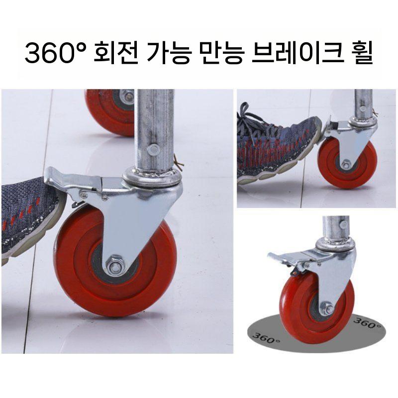 아시바 작업대 PT아시바 고소작업대 비계 발판 이동식 1.35x1.2x0.6m - 상세 이미지 5