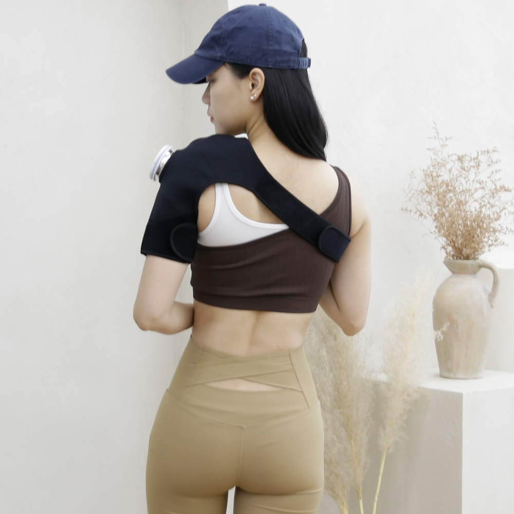 냉온주머니 어깨찜질팩 냉온겸용 얼음주머니 물찜질팩 벨크로 탈부착 - 상세 이미지 2
