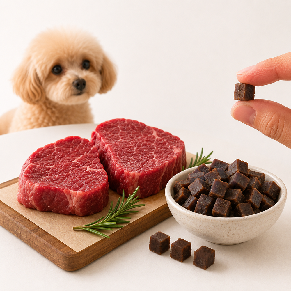 목우촌 멍수무강 져키 대용량 강아지 간식 노즈워크 소고기, 1.1kg - 상세 이미지 3