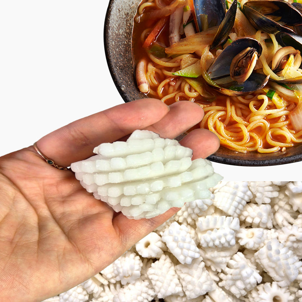 솔방울오징어 5kg A급 손질 칼집 냉동 대왕오징어 벌크 다진오징어 솔방울오징어 5키로 - 상품 이미지