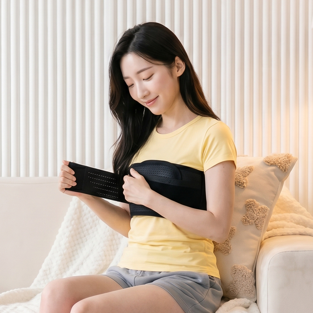 CB-M841 블랙 늑골 갈비뼈 가슴 부목 이중압박 - 상세 이미지 5