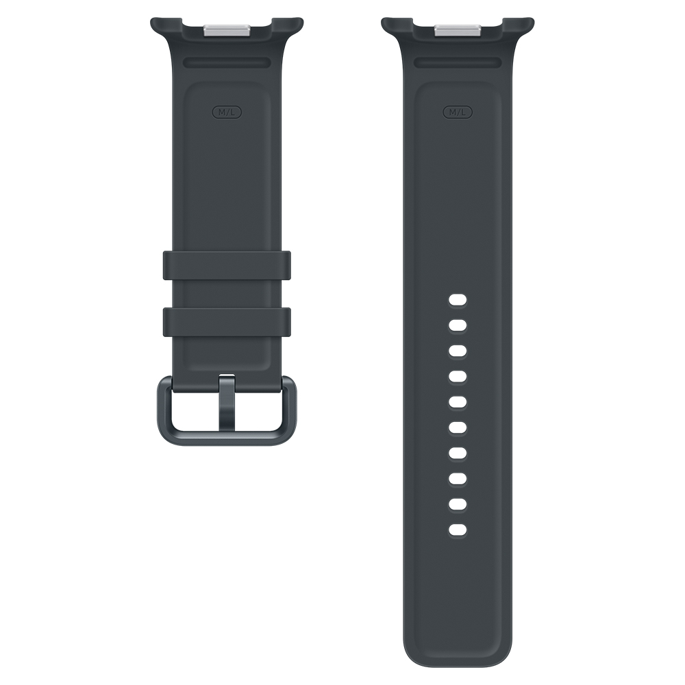 삼성 정품 스포츠 밴드 실리콘 스트랩 M/L 블랙, 갤럭시 워치 9-8-워치8 클래식, 40mm-44mm-46mm 호환 이미지 3