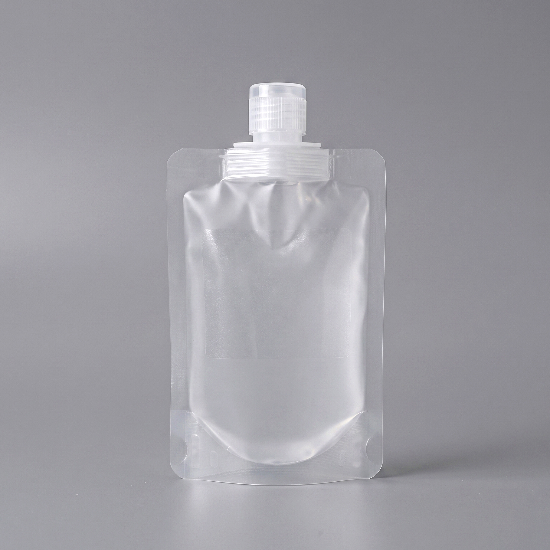 여행 공병 리필 파우치 튜브 용기 샴푸 소분 샘플 에센스 공병 반투명 100ml, 1개 이미지