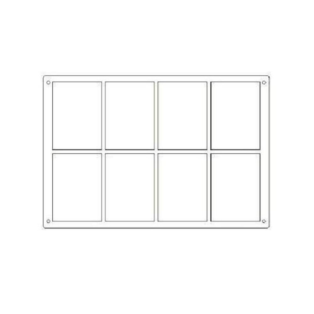포카액자 포토카드액자 아크릴 스탠드 포카거치대 진열 8칸 60x90MM - 상품 이미지