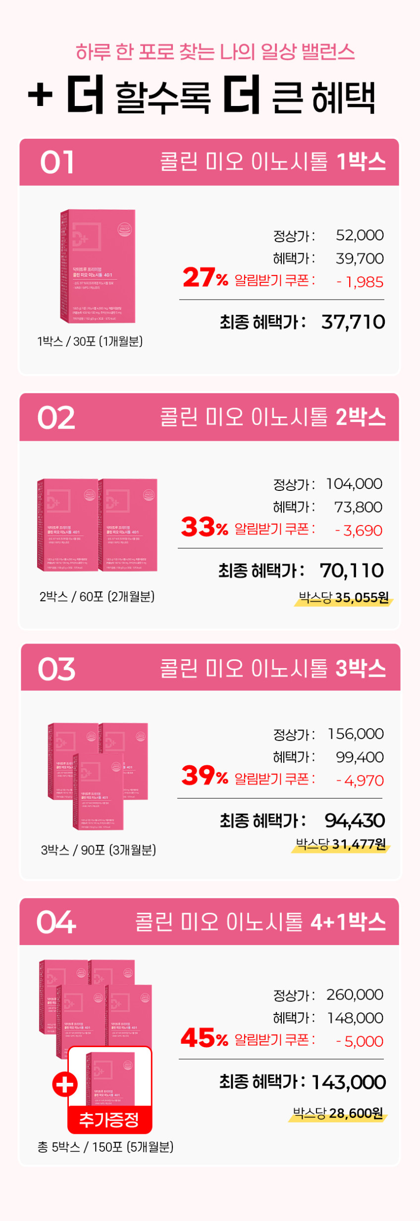닥터트루 프리미엄 콜린 비타민B군 미오이노시톨 30포, 5개 판매처 상세 정보 이미지 1
