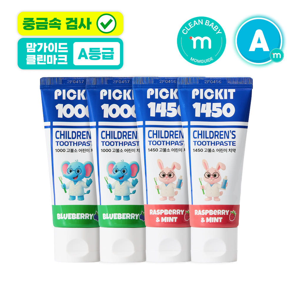 픽킷 주니어 고불소 치약 1450ppm 60g 4개입 가격 비교 픽킷 픽킷 주니어 고불소 치약 1450ppm 60g 4개입