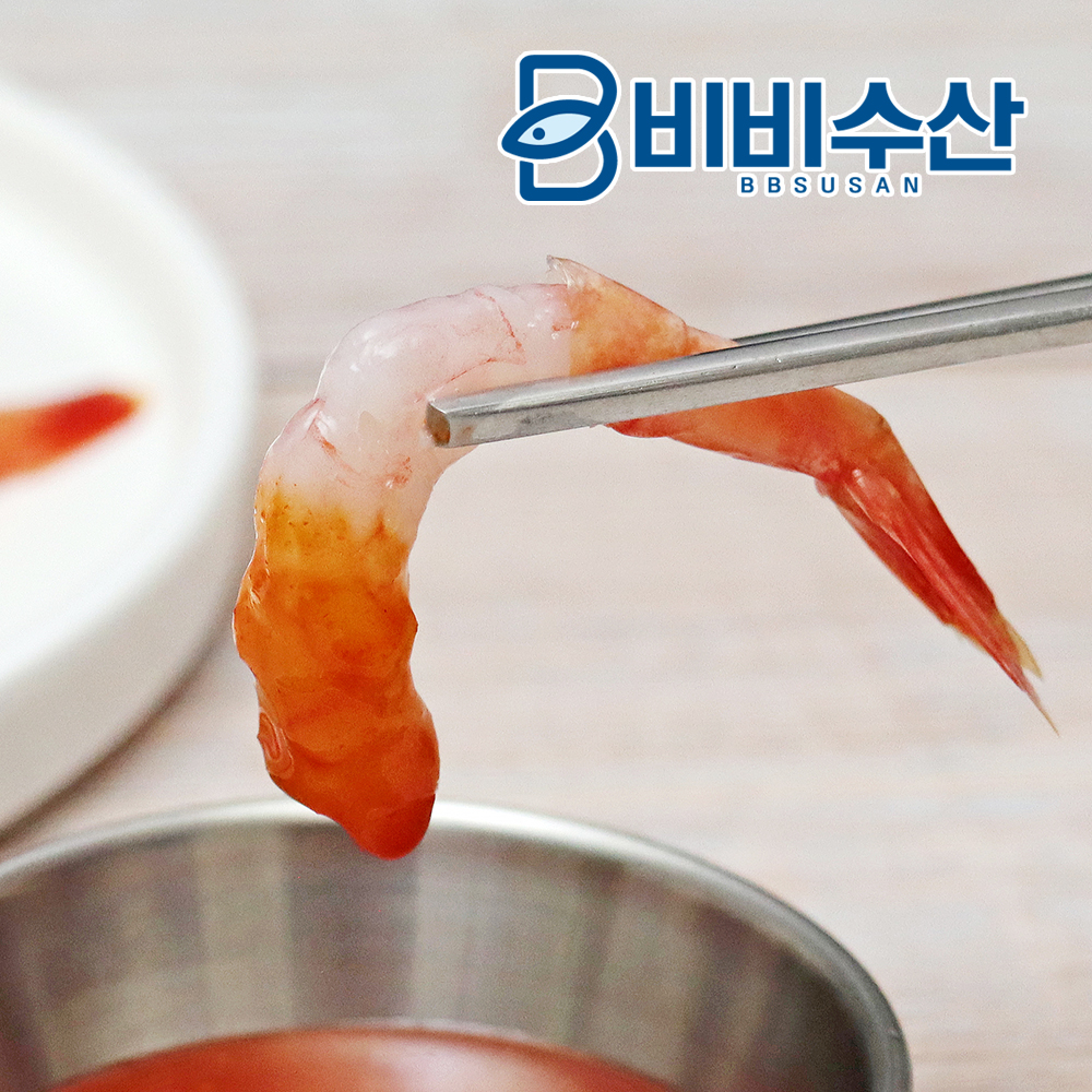 단새우회 20미 횟감용 아마애비 북쪽분홍새우 초밥용 스시 홈마카세 손질 홍새우 달마새우 - 상세 이미지 4