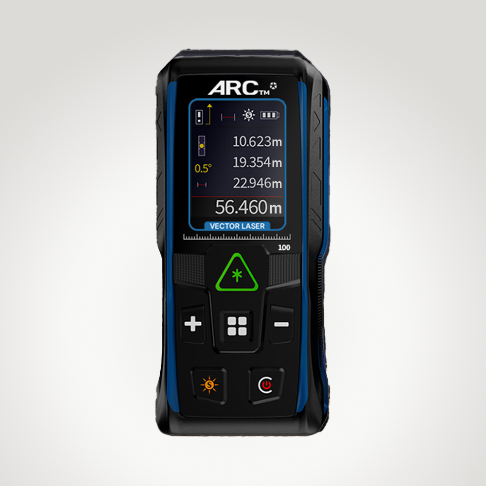 ARC 아크 레이저거리측정기 그린레이저 100M 방수 야간 작업 현장 VECTOR G100 - 상품 이미지