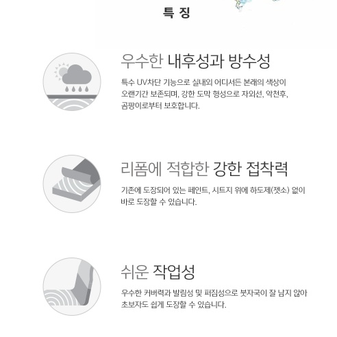 목재용 철재용 다용도 리폼 페인트 실카 엔틱 에나멜 페인트 500ml - 상세 이미지 3
