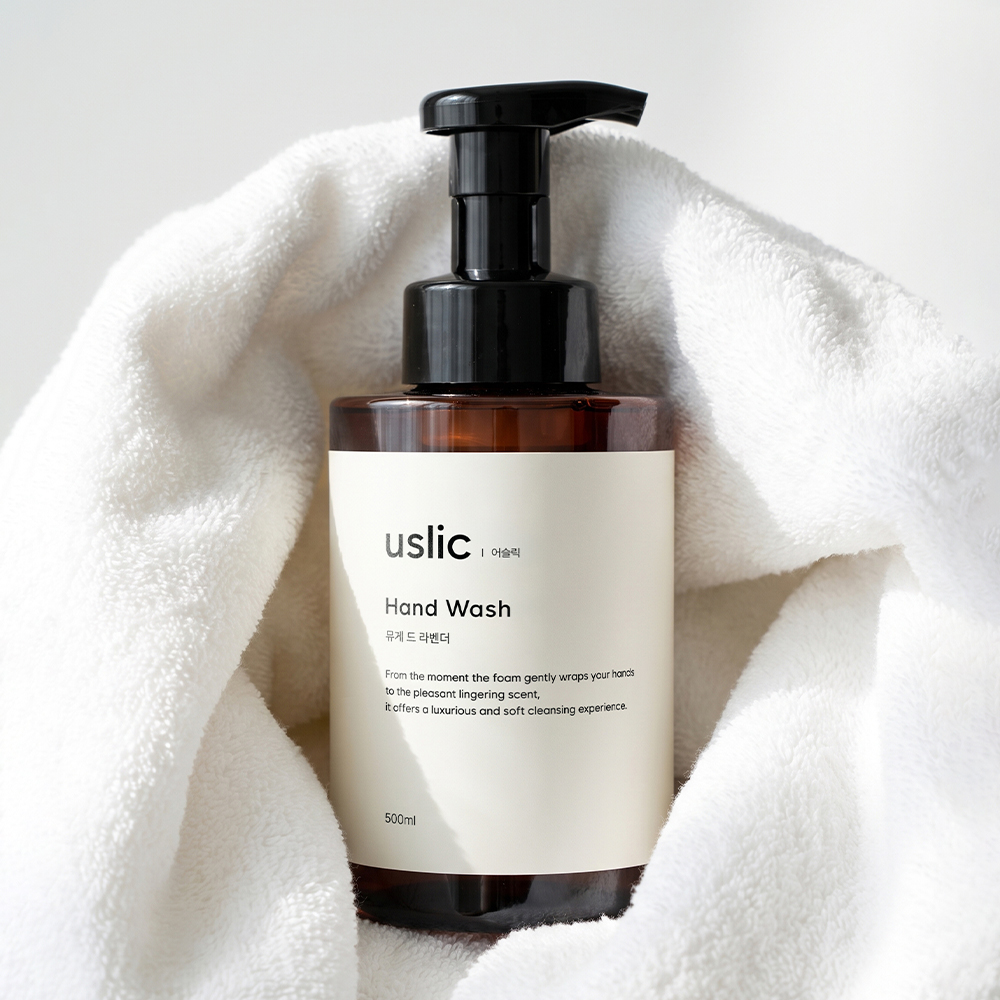 어슬릭 퍼퓸핸드워시 선물 손세정제 물비누 탠저린 드 유자, 500ml, 1개 - 상세 이미지 4
