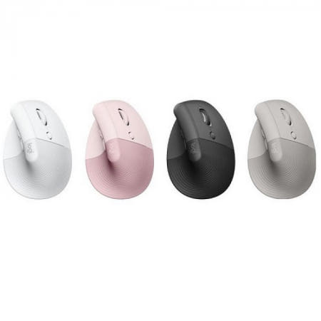 [로지텍] logitech LIFT VERTICAL 인체공학 무선 블루투스 마우스 (웜그레이)