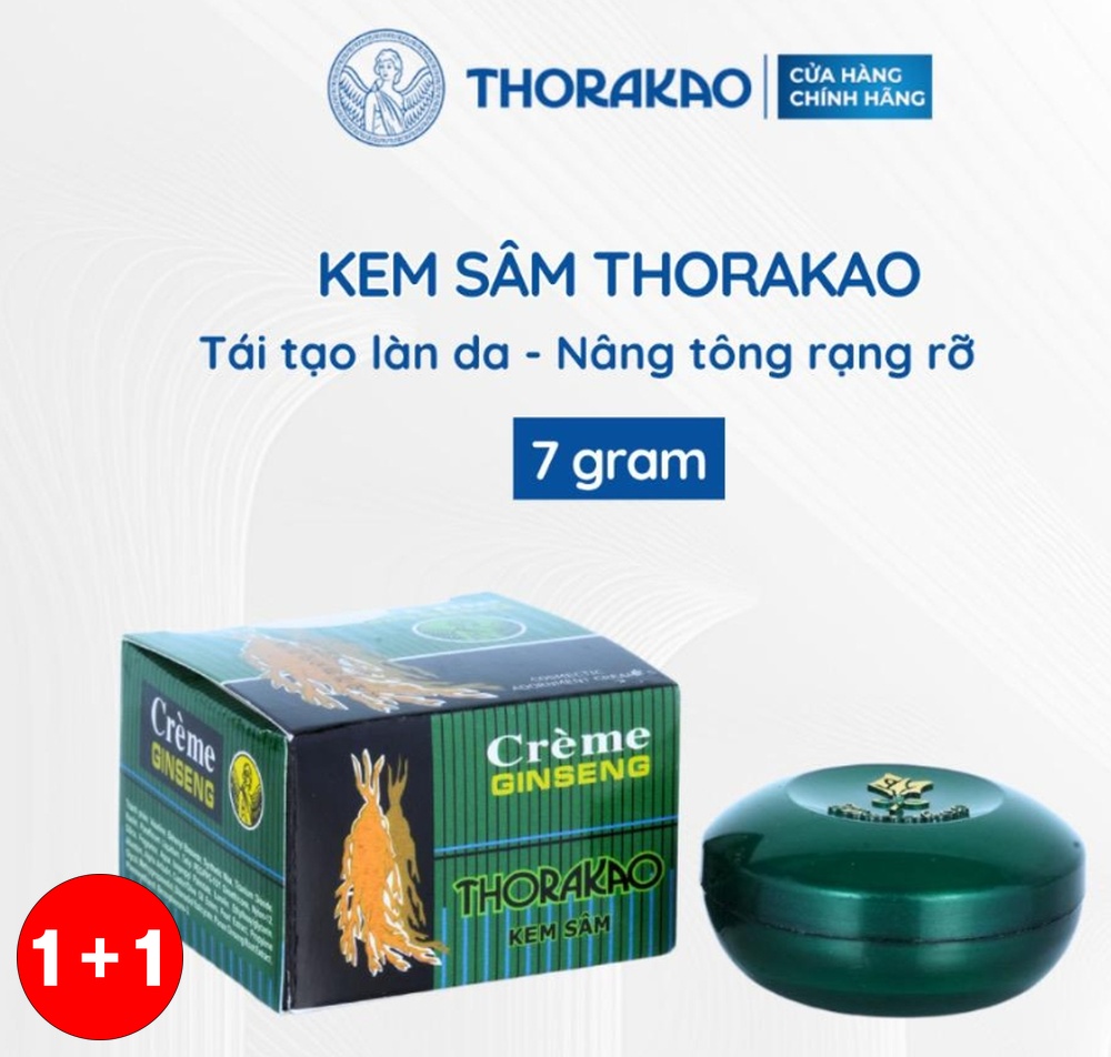 Thorakao 베트남 맑고 건강한 피부 인삼 크림 7g(주문의2배수량 발송) - 상품 이미지