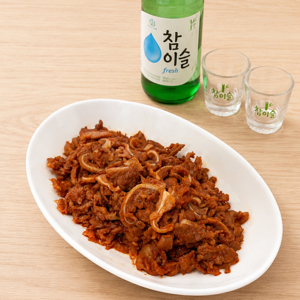양념 오돌뼈 400g 매콤한 술안주 캠핑 밀키트 - 상세 이미지 4