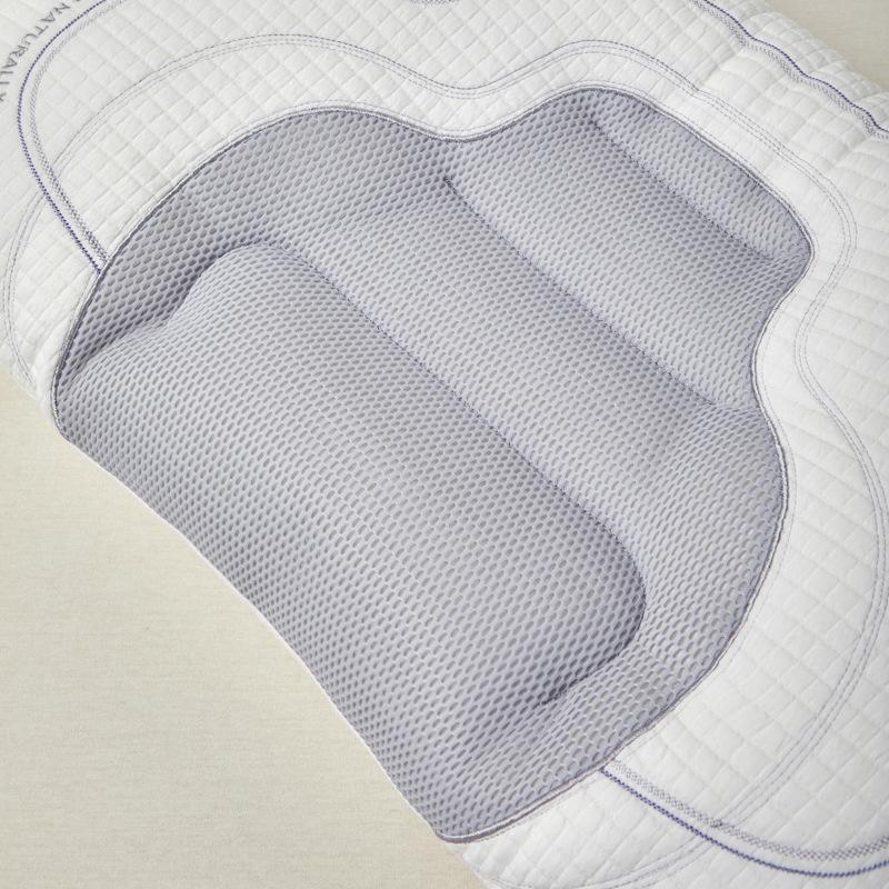 높이조절 성인용 에어백 수면 목베개 통기성 베개 조절식 통기성 마사지 에어백 베개 48x74 cm 단품 - 상세 이미지 4