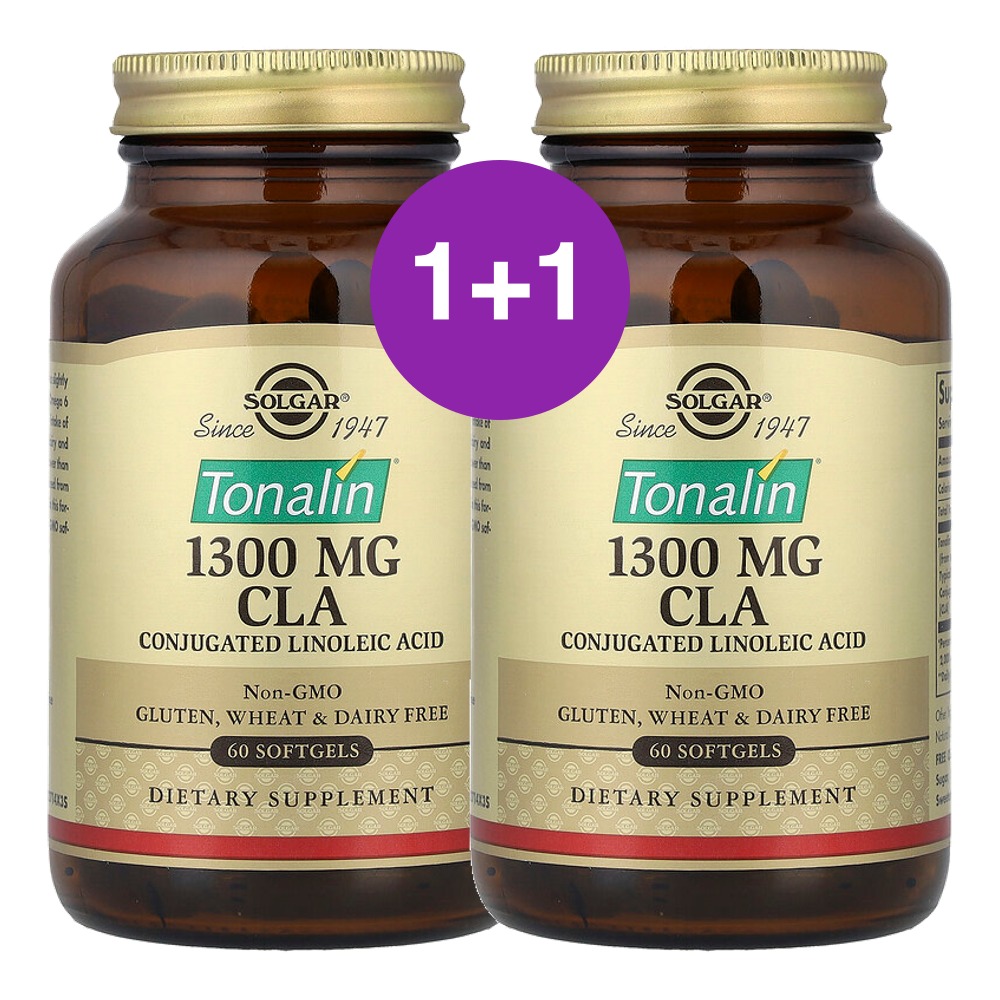 솔가 Tonalin CLA 1300mg 60캡슐, 2개 - 상품 이미지