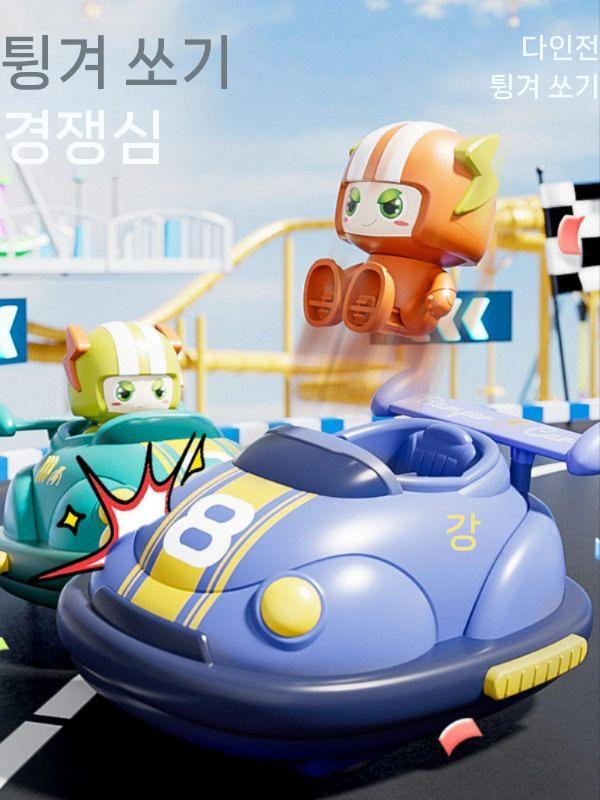 RC카 조종기 리모컨 카트 라이더 충전식 범퍼카 축구 듀오 배틀 2인용 대전 - 상세 이미지 3