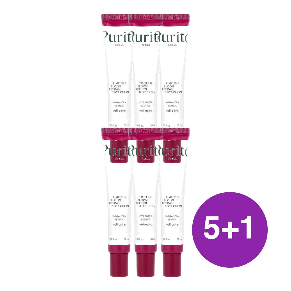 Purito 타임리스 블룸 레티놀 스팟 크림 30ml, 6개
