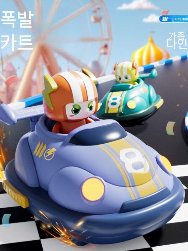 RC카 조종기 리모컨 카트 라이더 충전식 범퍼카 축구 듀오 배틀 2인용 대전 - 상세 이미지 4
