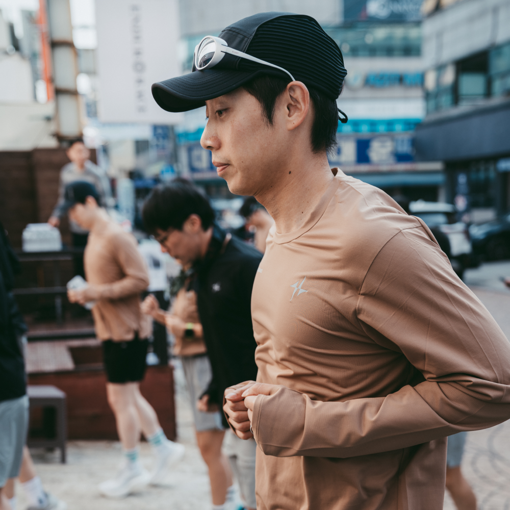 러닝라이프 마이크로메쉬 기능성티셔츠 쿨티 러닝티셔츠 롱슬리브 - 상세 이미지 4