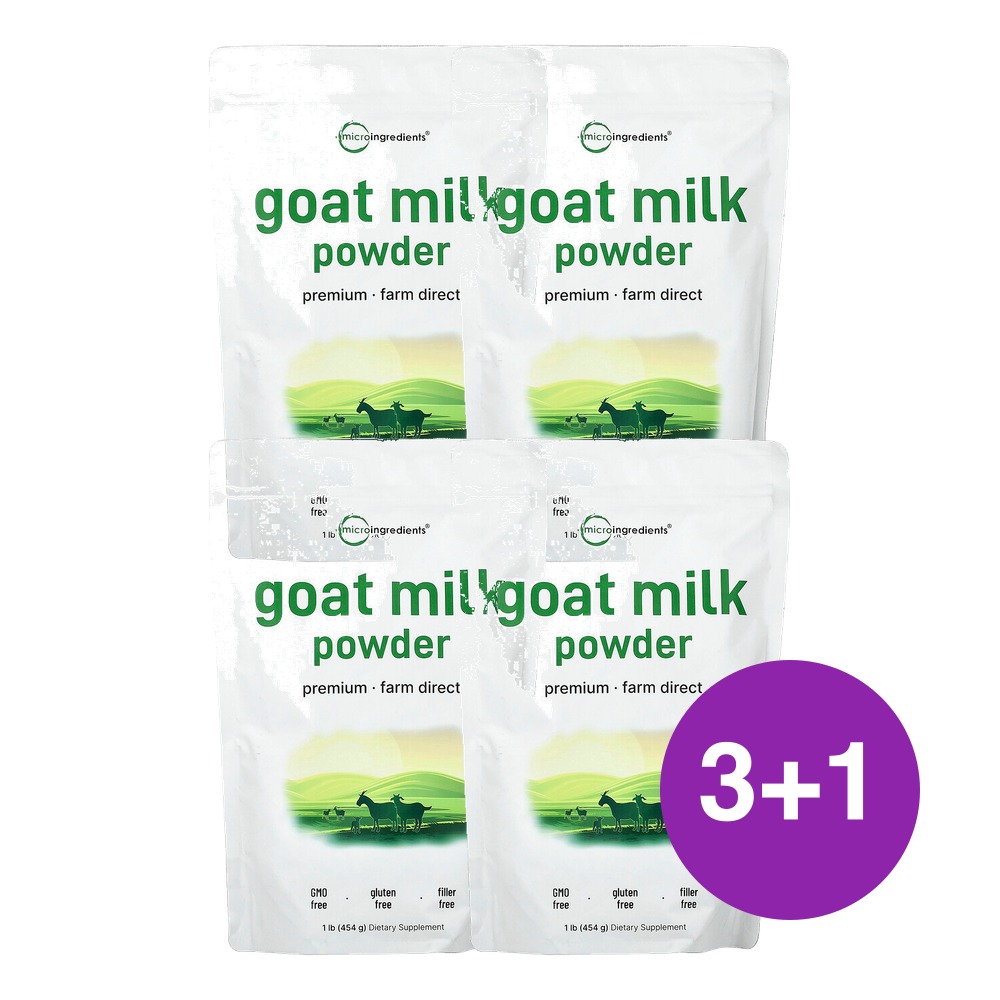 마이크로 인그리디언츠 산양유 분말 454g, 4개 상품 이미지