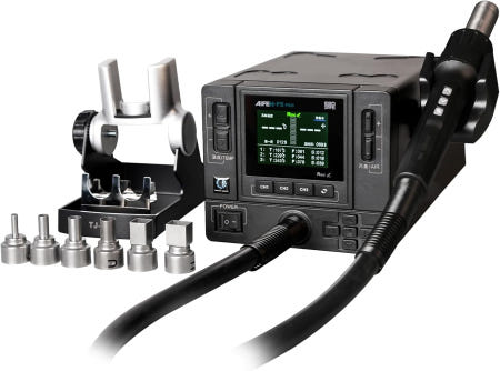 [해외]AIFEN F5PRO 000W 열풍 재작업 스테이션 산업용 급 AI 전자 납땜 BGA SMD PCB 열 도구