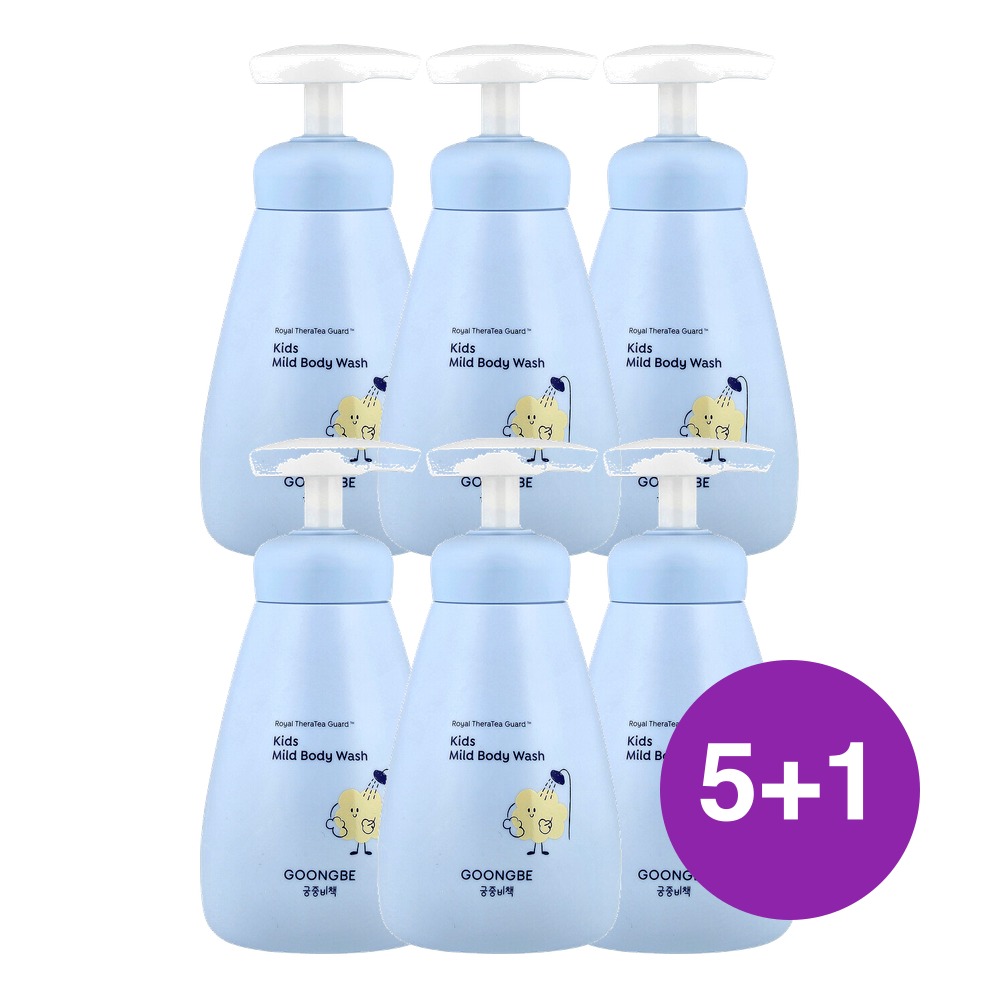 Goongbe 어린이용 마일드 바디 워시 300ml, 6개