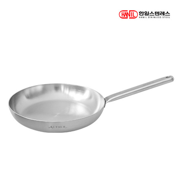 한일스텐레스 에테르 무연마제 통5중 스텐304 인덕션 후라이팬 24cm - 상세 이미지 2
