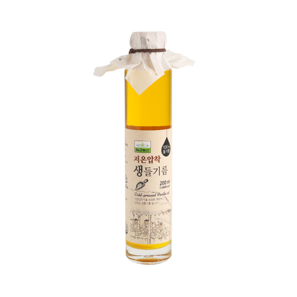 칠갑농산 저온 압착 생들기름 200ml - 상품 이미지