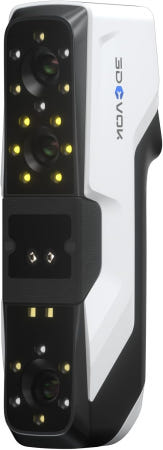 SCANTECH 3D DeVok MQ 스캐너 008mm 고정밀 및 24비트 색상 마커 프리 듀얼 적외선 초당 450만 번 EVOKMQ