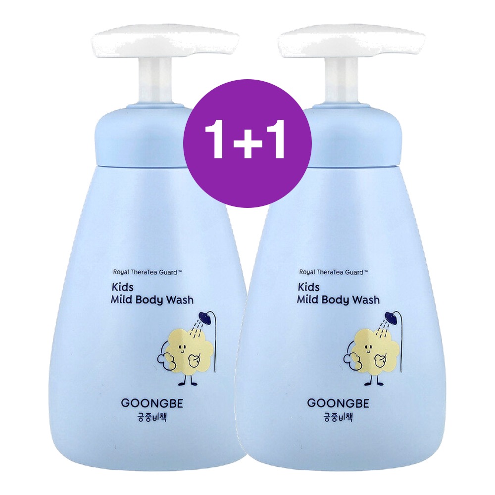 Goongbe 어린이용 마일드 바디 워시 300ml, 2개