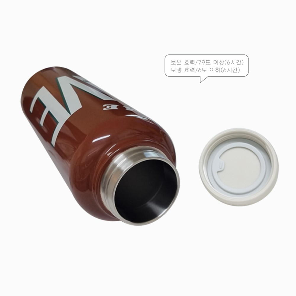 스누피 핸들형 스텐 보틀 1500ml 귀여운 대용량 텀블러 이미지 8