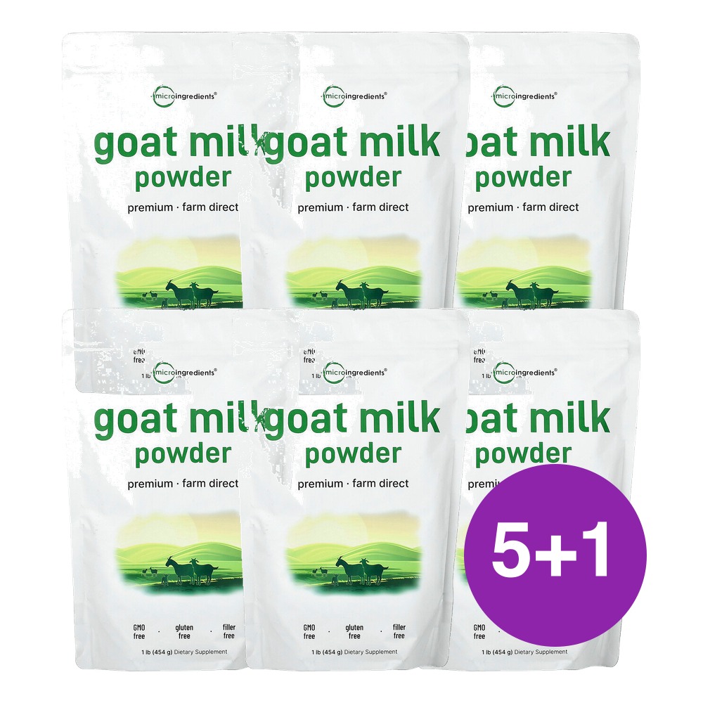 마이크로 인그리디언츠 산양유 분말 454g, 6개 상품 이미지