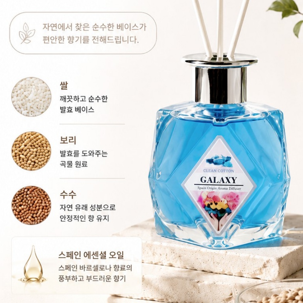 실내디퓨저 180ml 실내방향제 방향제 리드디퓨저 대용량 박대표마켓 - 상세 이미지 2