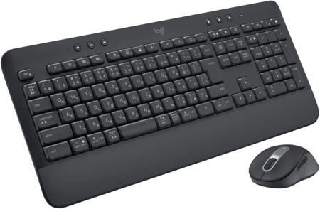 [해외]비즈니스용 로직쿨 시그니처 MK650GR 콤보 [K650GR + M650MGR] 블루투스 로지 볼트 MK650 그래파이트 국내
