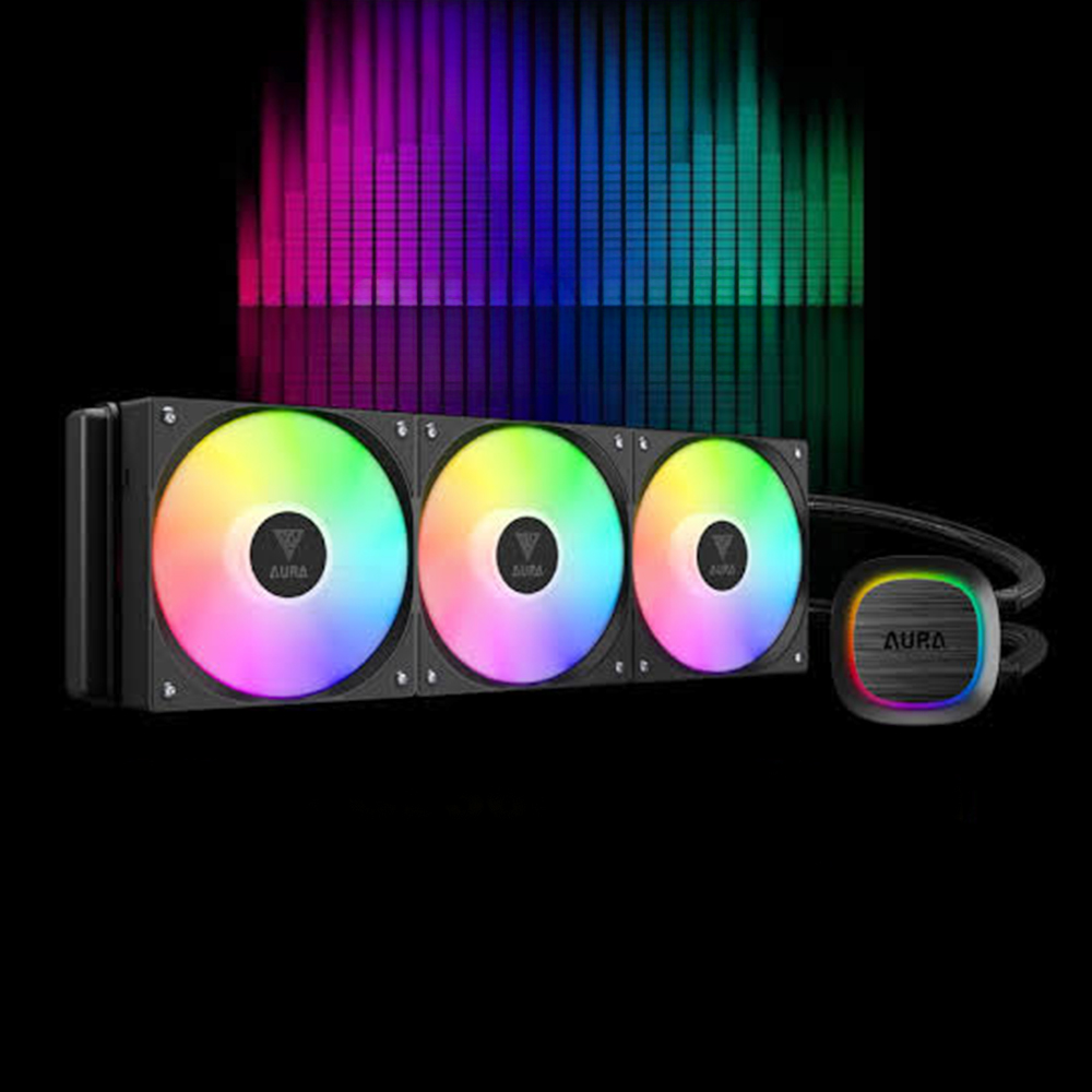 겜디아스 GAMDIAS AURA GL360 V2 수냉 CPU쿨러 블랙 - 상품 이미지
