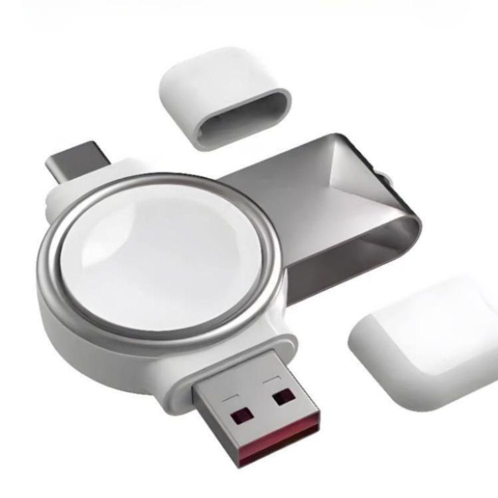 갤럭시워치9 울트라2 휴대용 충전기 USB 듀얼 포트 마그네틱 충전 케이블 - 상품 이미지