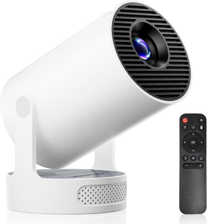 [해외]프로젝터 가정용 소형 프로지에크터 Android TV 40 탑재 HiFi 스피커 내장 천장 저소음 05M 단거리 투사 WiFi6 Bluetooth 54 350인치 대화면 자