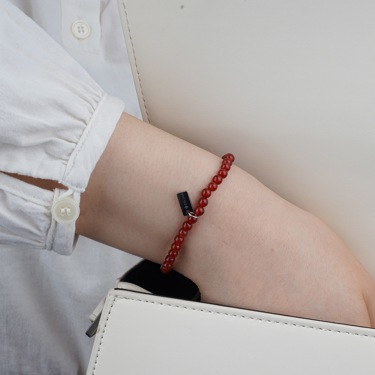 델릭서 자마노 활력 행운 보호 자신감 팔찌 유기견 유기묘 후원 기부 동물 원석 천연석 커플 - 상세 이미지 2