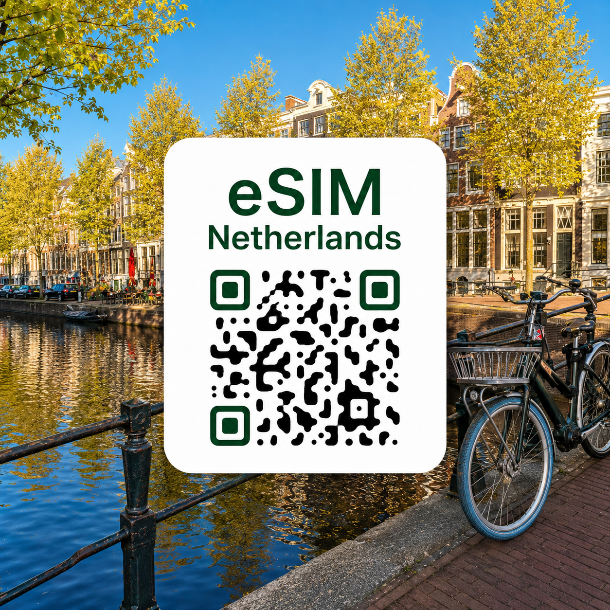 네덜란드 로컬망 이심 eSIM KPN 암스테르담 로테르담 헤이그 위트레흐트 마스트리흐트 킨더다이크 풍차 마을 큐켄호프 정원 잔세스칸스 이심통 - 메인 이미지