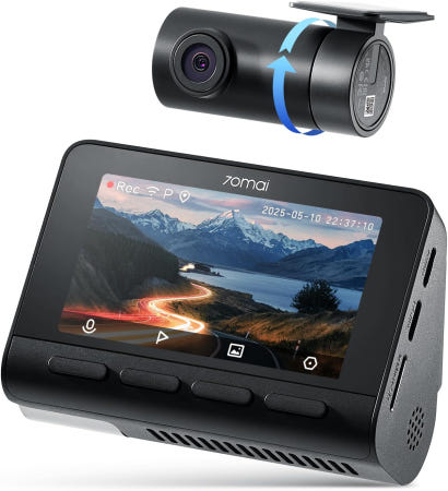 [해외]800만 화소 이상의 초강력 투시 70mai Dash Cam 4K A800SE 드라이브 (HDR F55 초광각 3인치 LCD 화면 GPS ADAS A800SE + NO CA