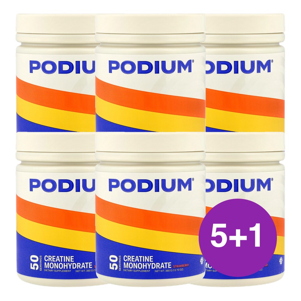 Podium Nutrition 크레아틴 일수화물 딸기 360g, 6개 - 상품 이미지