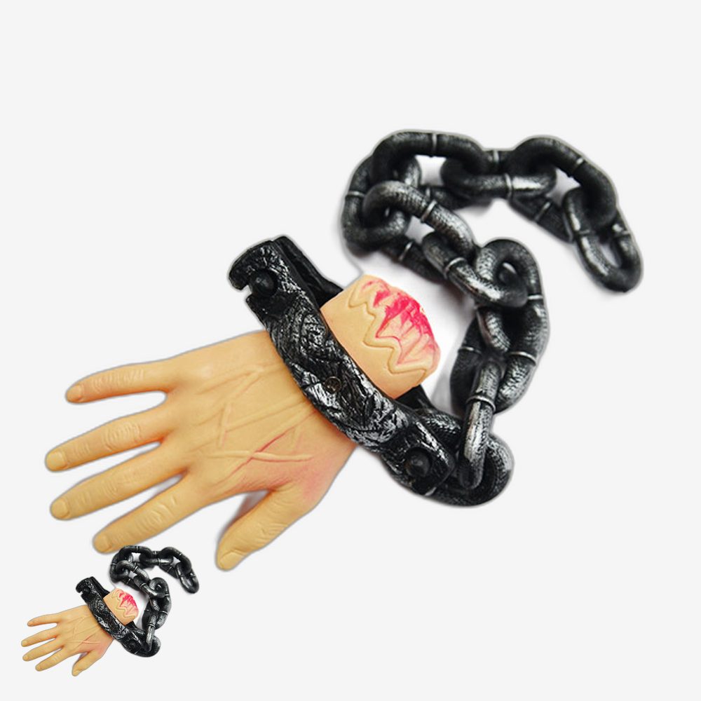 리얼디자인 파티퍼포먼스 손수갑모형 플라스틱 할로윈데코 공포소품 엽기분장 60cm - 상품 이미지