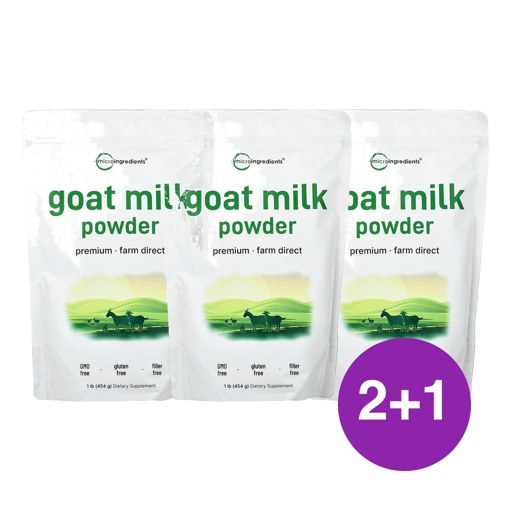 마이크로 인그리디언츠 산양유 분말 454g, 3개 상품 이미지